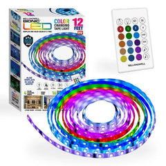 Bell + Howell 12ft Bionic LED Color Changing Tape Light Simple magazineracksdirect 