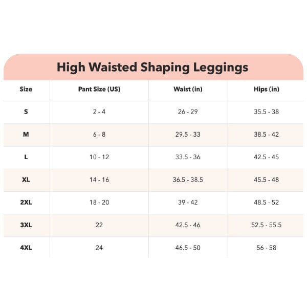 Shapermint Essentials® High Waisted Shaping Leggings - Black (Multiple Sizes) Simple Shapermint 