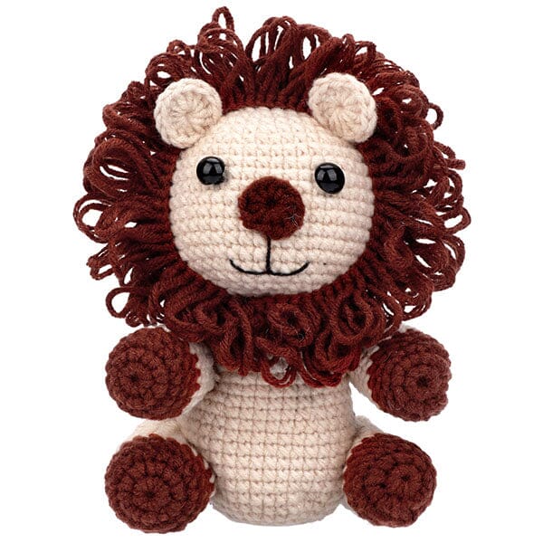 The LOOP Brigade: DIY Crochet Plush Toy Complete Kit For Beginners - Blaze the Lion Simple Exclusive 