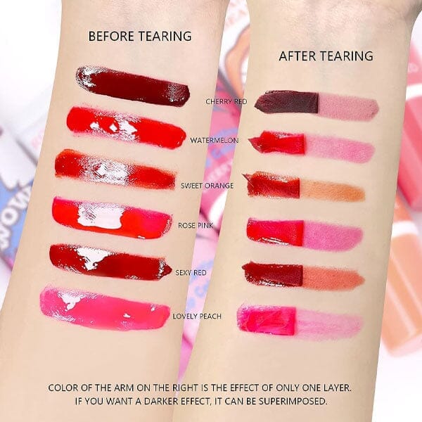 WOW PoutPops (6 Colors) | Peel-Off Lip Stain | As Seen On TikTok! Simple magazineracksdirect 