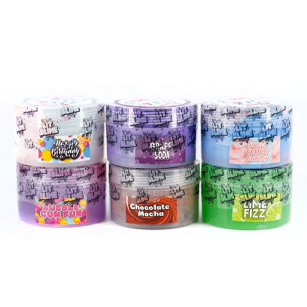 Lit Slime Fidget Putty Texture Pack Sampler Box (6 Jars) β Showcase