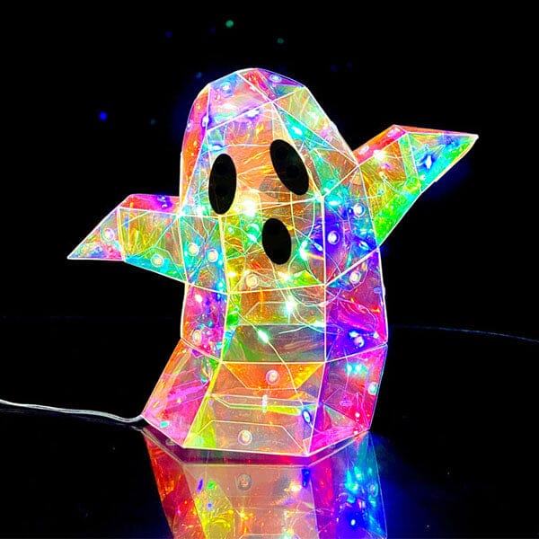 LitLuster LED Holographic Halloween Ghost Decor Lamp (1pc) Battery or USB Simple Exclusive 