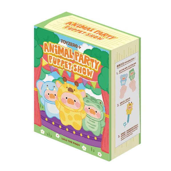 TOYZERO+ x Lulu The Piggy: Animal Party Puppet Show Series Plush Keychain Blind Box (1pc) Simple TOYZEROPLUS 