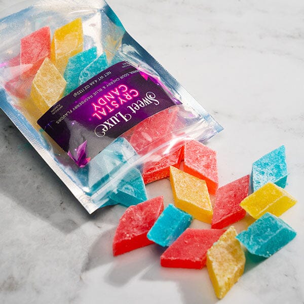 SweetLuxe Crystal Candy - Assorted Sampler Pack (132g) • magazineracksdirect Simple magazineracksdirect 