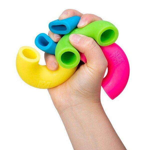 Nee Doh Mac' N' Squeeze | Squishy Fidget Noodles (4pc) Simple Showcase 
