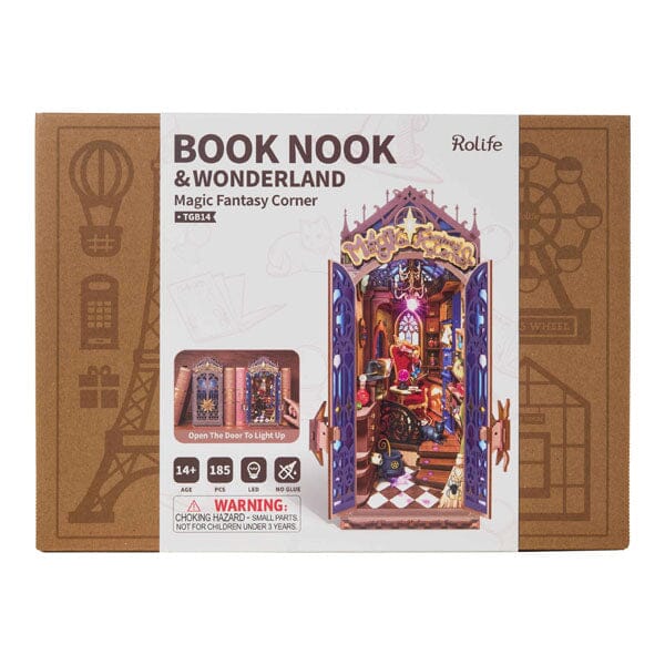 Rolife Book Nook & Wonderland LED Magic Fantasy Corner DIY Kit (185pc) Simple Rolife 