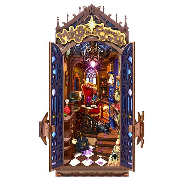 Rolife Book Nook & Wonderland LED Magic Fantasy Corner DIY Kit (185pc) Simple Rolife 
