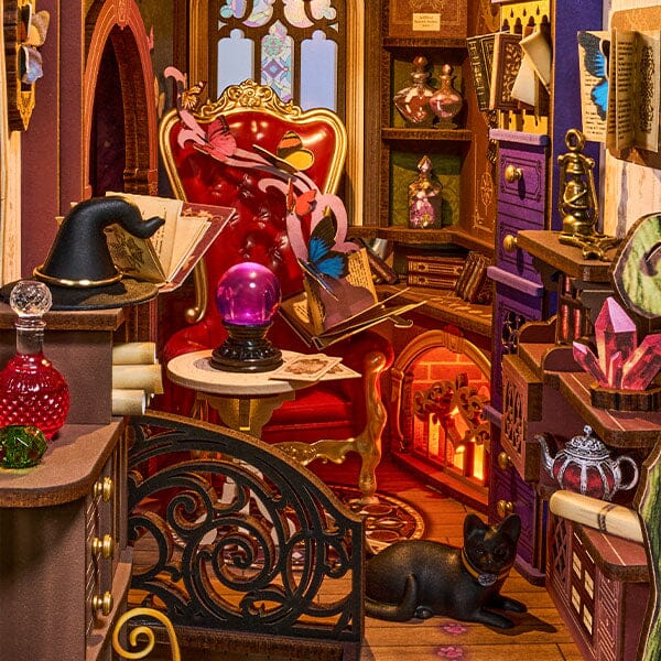 Rolife Book Nook & Wonderland LED Magic Fantasy Corner DIY Kit (185pc) Simple Rolife 