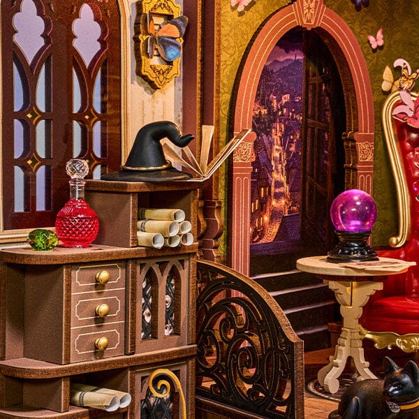 Rolife Book Nook & Wonderland LED Magic Fantasy Corner DIY Kit (185pc) Simple Rolife 