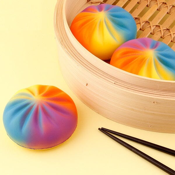 Dumpling Squishy - Mystery Rainbow Bun Fidget Toy Simple Exclusive 