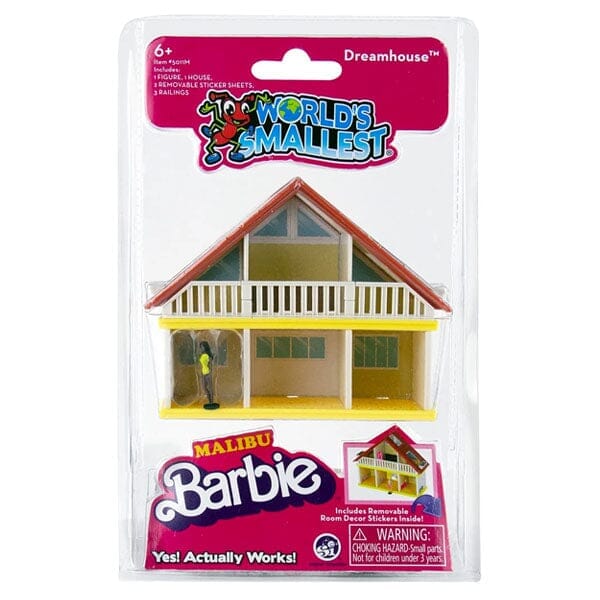 World's Smallest 50th Anniversary Malibu Barbie Dreamhouse | Pre-Order Preorder magazineracksdirect 