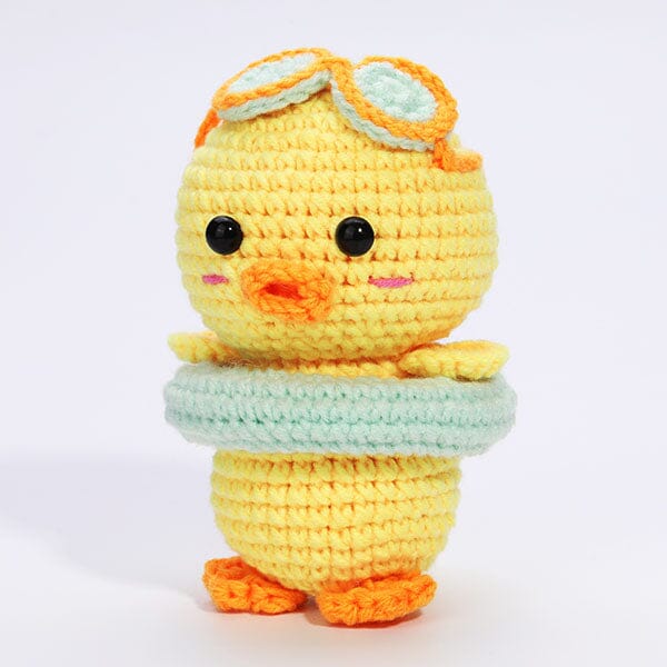 The LOOP Brigade: DIY Mini Crochet Plush Toy Complete Kit For Beginners - Mallory the Duck Simple Exclusive 