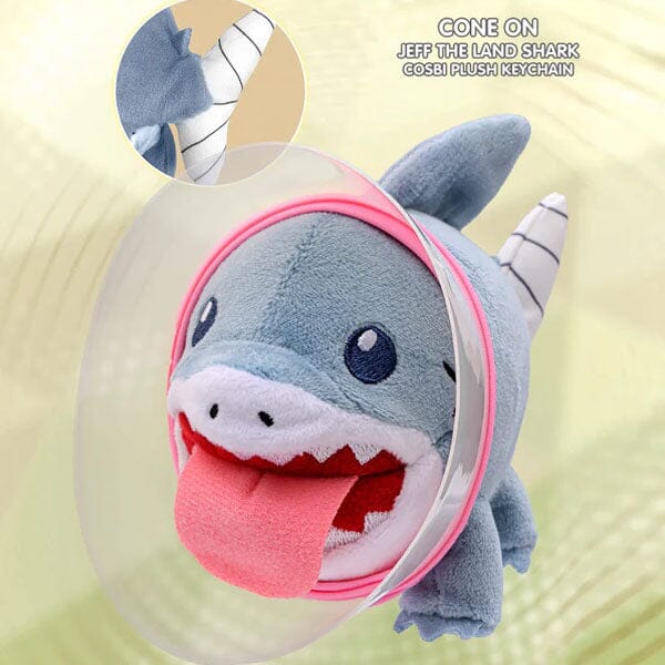Marvel Jeff the Land Shark Cosbi Keychain Plush Toy Pendant Blind Box (1pc) Simple Pingu 