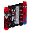 Marvel Unisex Novelty Spider-Man Socks (6pk)