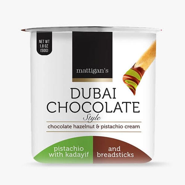 Mattigan's Dubai Chocolate Style Breadstick Dipper Cup (50g) Chocolate Hazelnut & Pistachio Cream w/ Kataifi Simple Mattigan's 