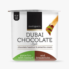 Mattigan's Dubai Chocolate Style Breadstick Dipper Cup (50g) Chocolate Hazelnut & Pistachio Cream w/ Kataifi Simple Mattigan's 