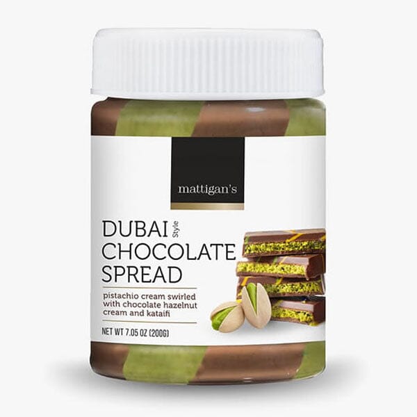 Mattigan's Dubai Style Chocolate Spread (200g) Pistachio Cream Swirled w/ Chocolate Hazelnut & Kataifi Simple Mattigan's 