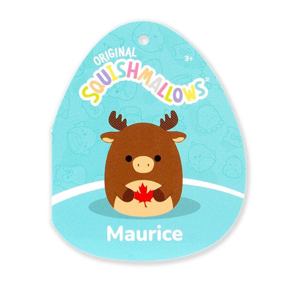 Squishmallows Super Soft Plush Toys 7.5" Maurice The Moose (Maple Leaf) Simple Squishmallows 