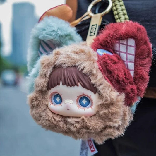 MayMei Once Forgotten Corners Series Kawaii Plush Doll Head Keyring Blind Box (1pc) Simple Nommi 