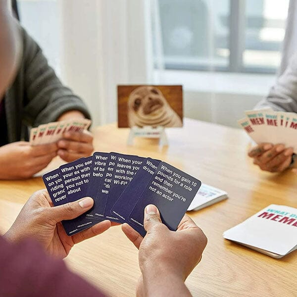 What Do You Meme?® The Hilarious Adult Party Game for Meme Lovers - "Mostly Uncensored" Edition Card Game Simple What Do You Meme? 