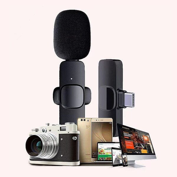 GearWaves: Mini Wireless Clip-On Microphone (Smartphone Compatible) Preorder magazineracksdirect 