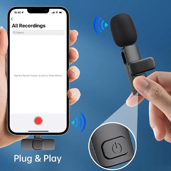 GearWaves: Mini Wireless Clip-On Microphone (Smartphone Compatible) Preorder magazineracksdirect 