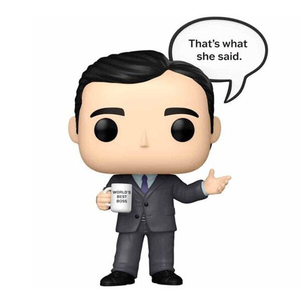 Funko Pop! TV: The Office Sayings - Michael Scott Figure Simple Funko 