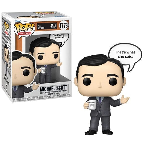 Funko Pop! TV: The Office Sayings - Michael Scott Figure Simple Funko 