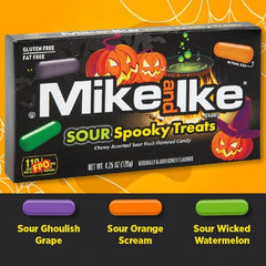 Mike & Ike® Sour Spooky Treats Halloween Edition Candy (4.25oz) Simple Showcase 