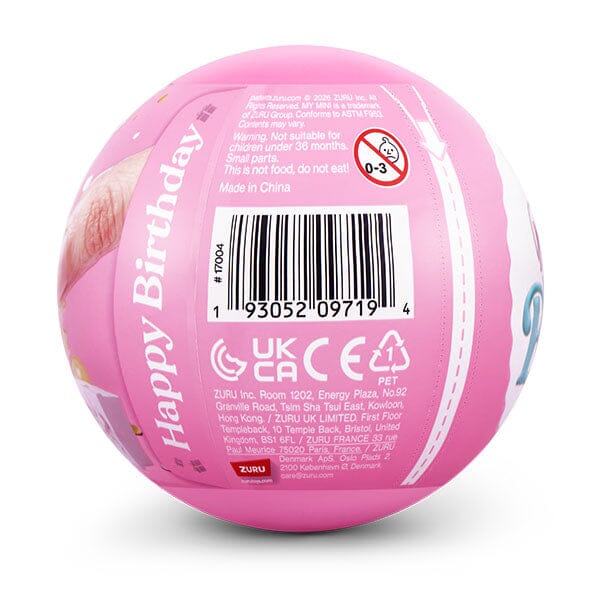 ZURU 5 Surprise My Mini Birthday Series 1 Collectible Capsule Simple ZURU 