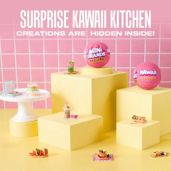 ZURU Mini Brands Create: Kawaii Kitchen Series 1 DIY Collectible Capsule Simple ZURU 