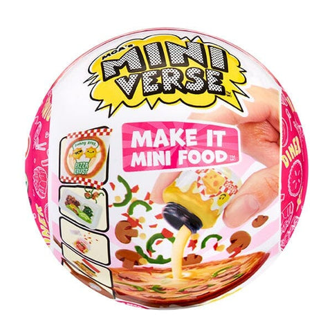 MGA's Miniverse Make It Mini Food Diner (Series 2A) | DIY Resin Collectible Figurines Blind Capsule