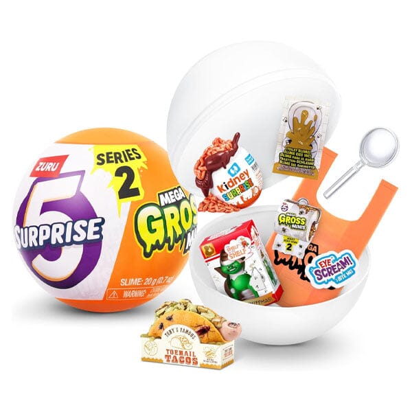 ZURU™ 5 Surprise™ Gross Minis Series 2 Collectible Capsule Simple magazineracksdirect 