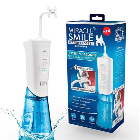 Ontel Miracle Smile Water Flosser Deluxe Pro for Teeth & Gum Health
