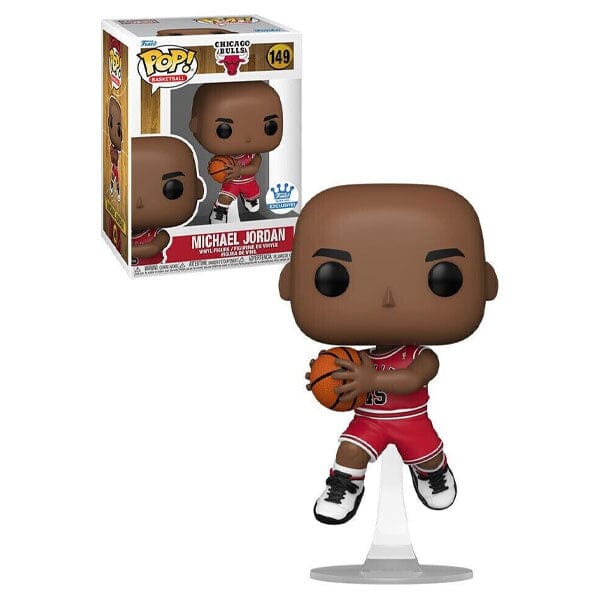 Funko POP! NBA: Chicago Bulls' Michael Jordan (Red Away Jersey)