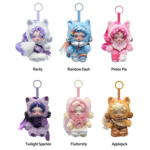 Pop Mart x Skullpanda: My Little Pony Series Plush Keychain Blind Box (1pc) Simple Pop Mart 
