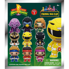 3D Anime: Mighty Morphin' Power Rangers Foam Bag Clip Series 2 (1pc) Simple Power Rangers 