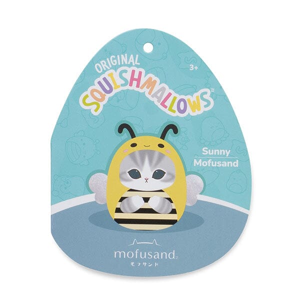 Squishmallows Super Soft Plush Toys 8" Mofusand in Sunny the Bee Suit Simple Squishmallows 