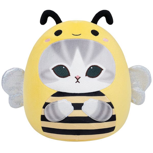 Squishmallows Super Soft Plush Toys 8" Mofusand in Sunny the Bee Suit Simple Squishmallows 