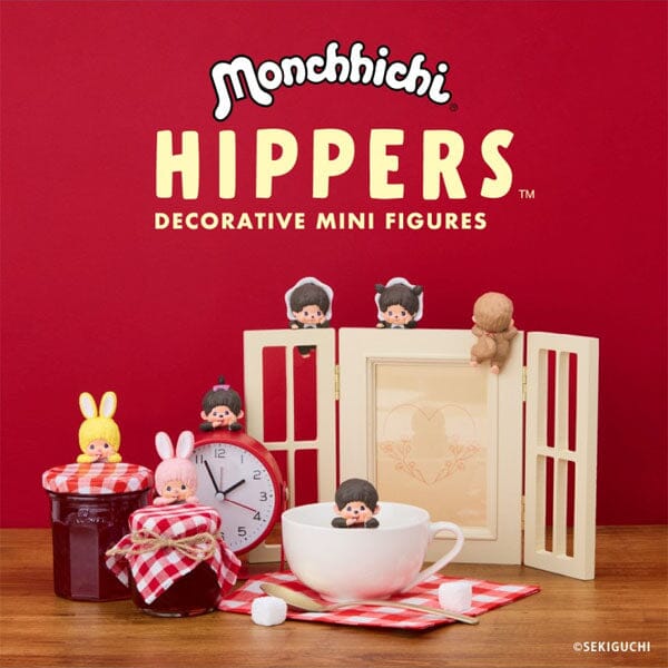 Sonny Angel x Monchhichi Hippers Collectable Mini Figurines Blind Box (1pc) Simple Sonny Angel 