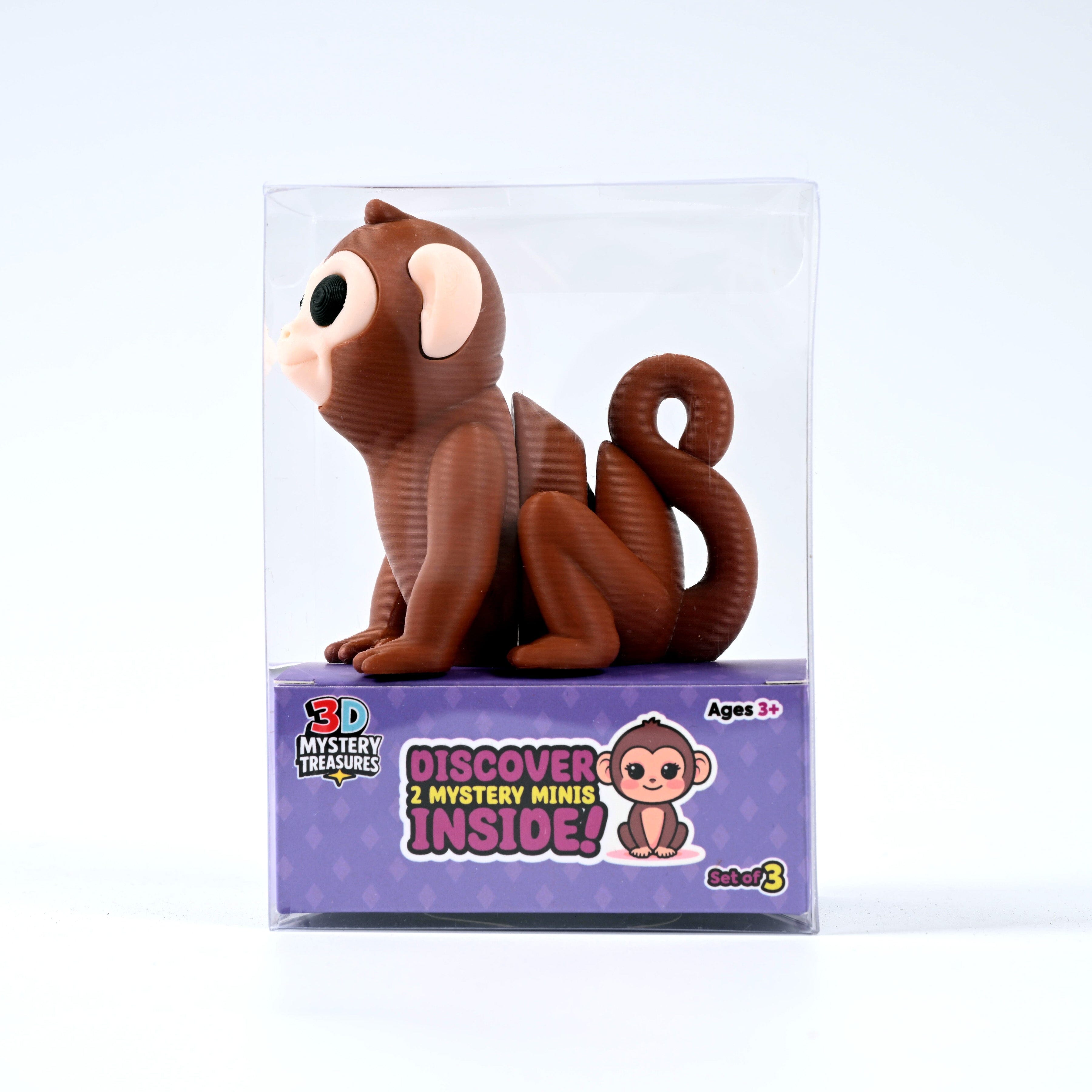 3D Mystery Treasures: Monkey Fidget Simple Exclusive 