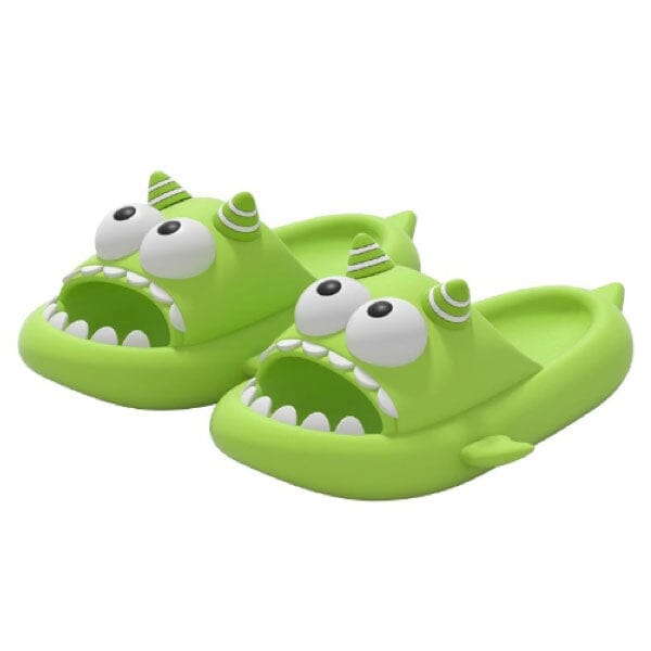 Shhhandals Cartoon Monster Unisex Anti-Slip Foam Cloud Slides (Multiple Sizes) Simple Exclusive 