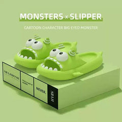 Shhhandals Cartoon Monster Unisex Anti-Slip Foam Cloud Slides (Multiple Sizes) Simple Exclusive 