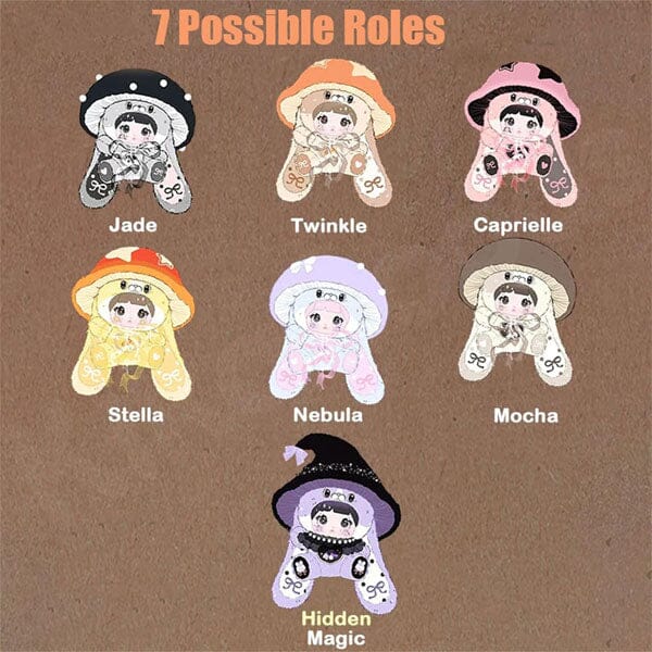 Nommi Mushroom Hat 400% Series Giant 12.5" Kawaii Plush Doll Blind Box (1pc) Simple Nommi 