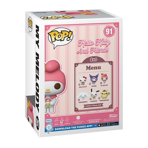 Funko POP! Sanrio: Hello Kitty and Friends - Glow-In-The-Dark My Melody (Exclusive!) Simple Funko 