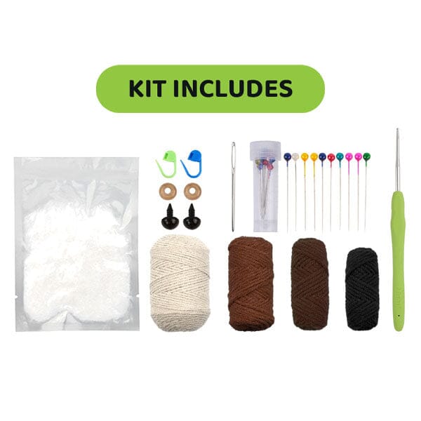 The LOOP Brigade: Mystery Pups DIY Crochet Plush Toy Complete Kit For Beginners Blind Bag Simple The LOOP Brigade 