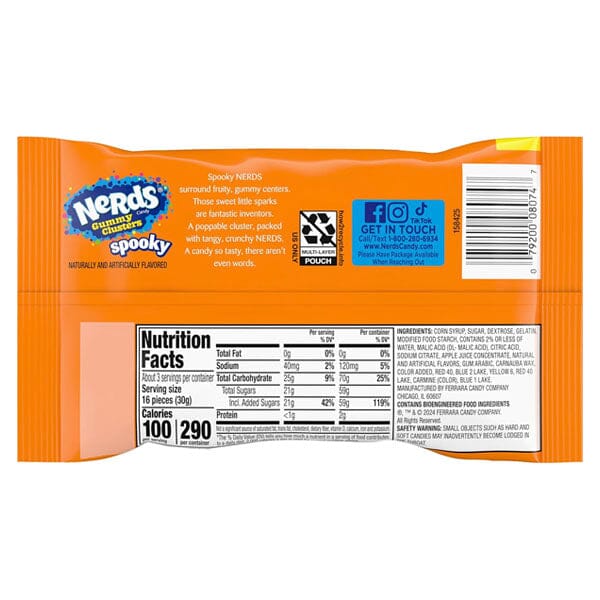 NERDS® Gummy Clusters Halloween Edition (3oz) Simple Showcase 