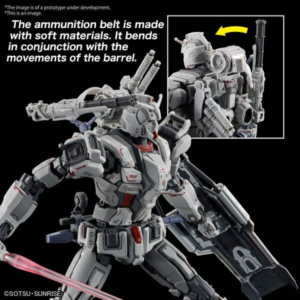 BANDAI Hobby HG RX-78(G)E Gundam EX Requiem For Vengeance 1/144 Scale 5" Model Kit Simple Gundam 
