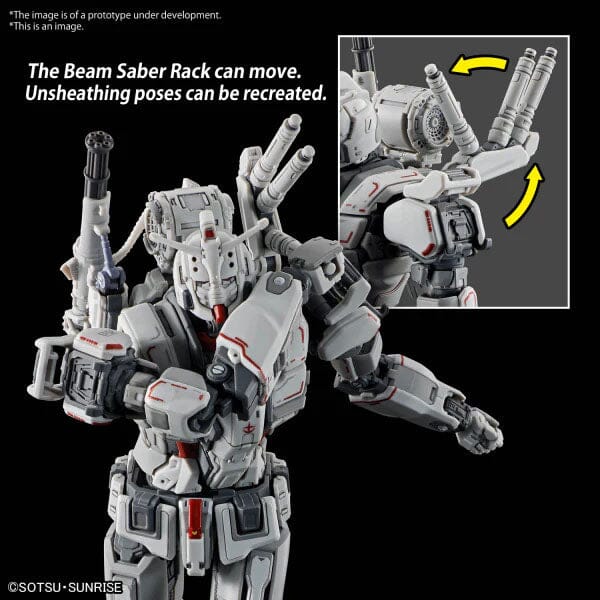 BANDAI Hobby HG RX-78(G)E Gundam EX Requiem For Vengeance 1/144 Scale 5" Model Kit Simple Gundam 