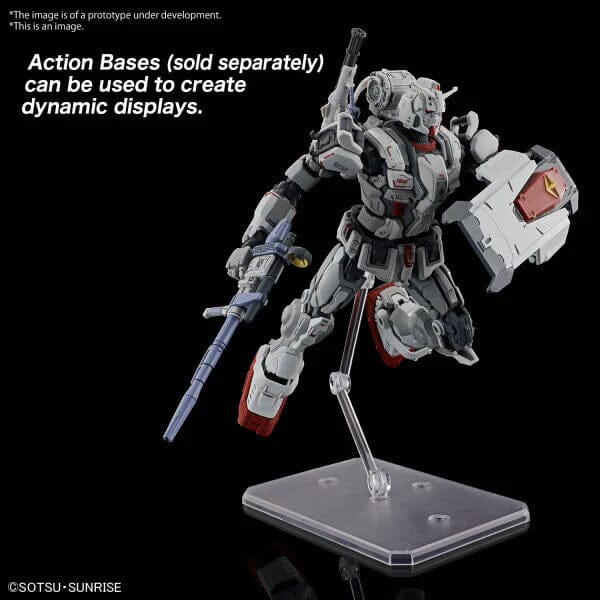 BANDAI Hobby HG RX-78(G)E Gundam EX Requiem For Vengeance 1/144 Scale 5" Model Kit Simple Gundam 
